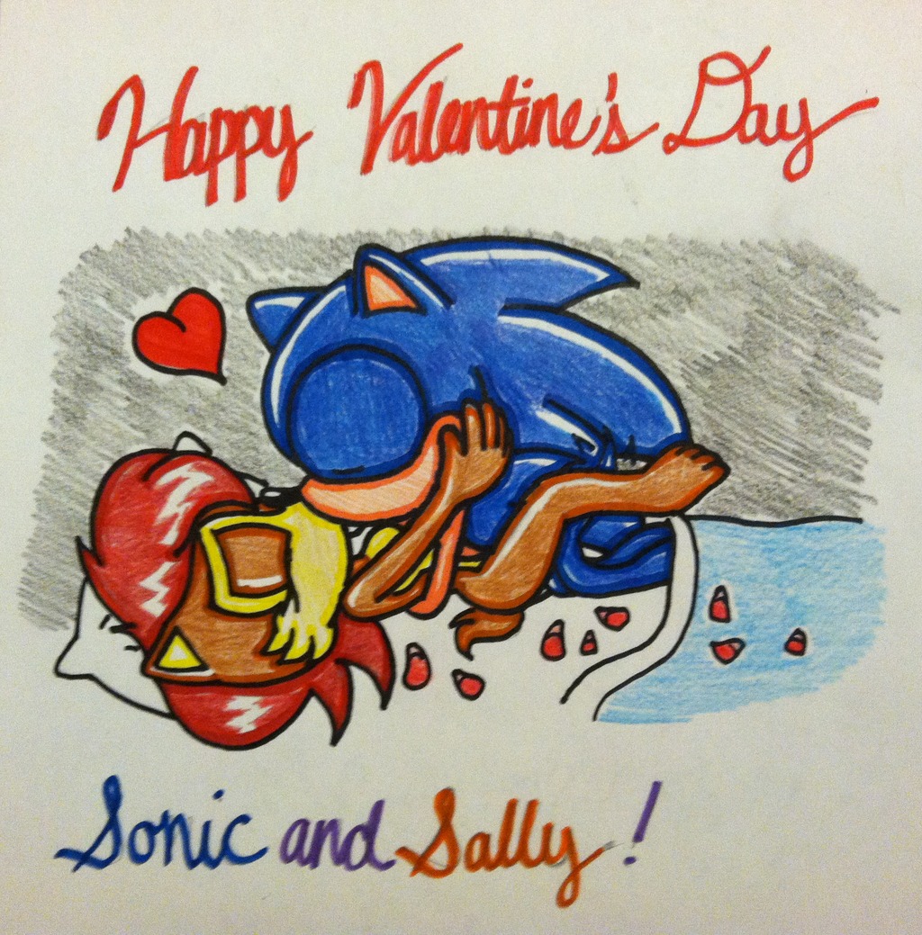 2013 anthro archie_comics barefoot bed bedding blanket blue_body blue_fur brown_body brown_fur canon_couple chipmunk duo e621 eulipotyphlan eyes_closed feet female fur furniture ground_squirrel hair heart_symbol hedgehog holidays lying male male/female mammal nude on_back pillow red_hair rodent sally_acorn sciurid sega sex sonic_the_hedgehog sonic_the_hedgehog_(archie) sonic_the_hedgehog_(comics) sonic_the_hedgehog_(series) tail tail_motion tailwag text unknown_artist valentine's_day