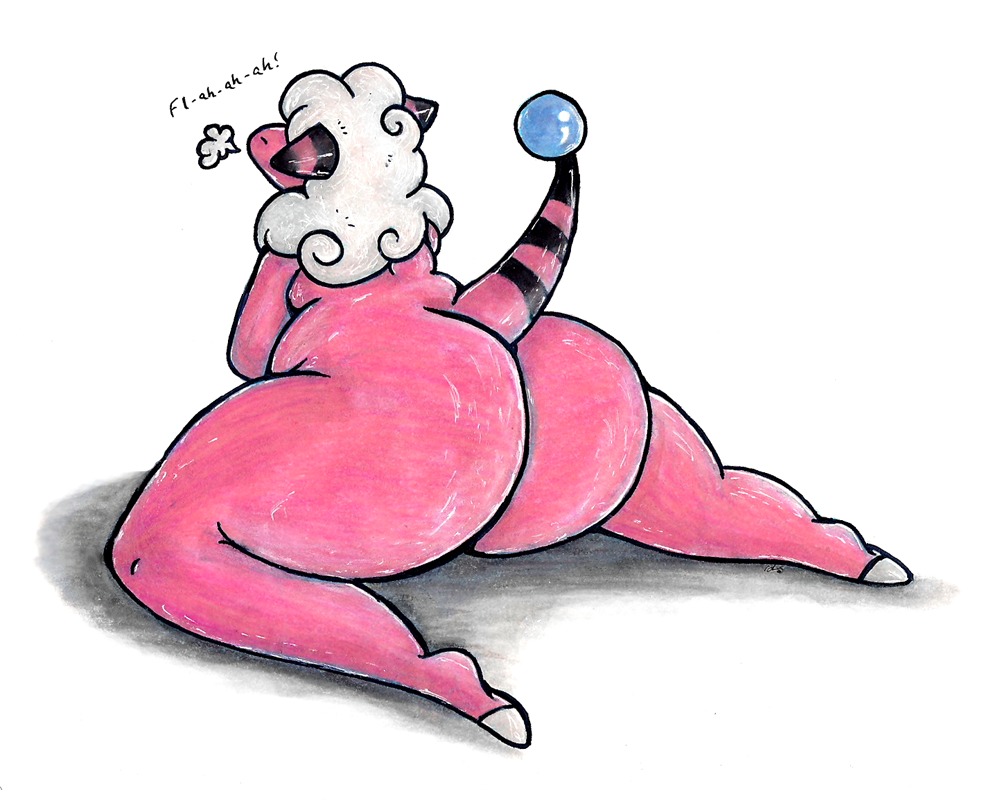 female flaaffy hentai_karasu nintendo obese_female pokemon rule34 tagme