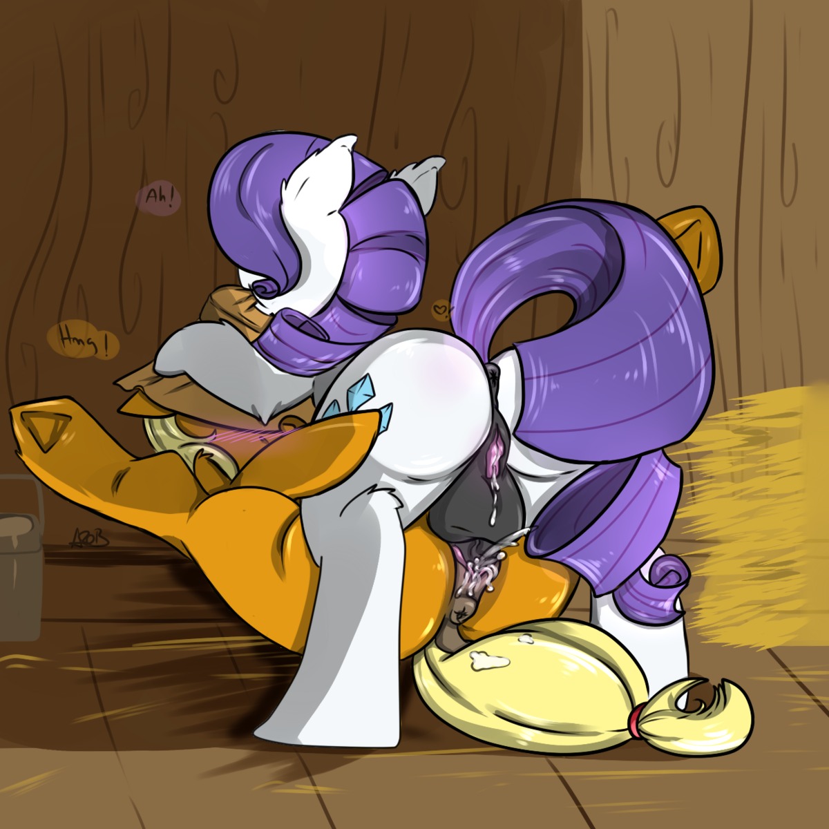 1:1 anus applejack_(mlp) balls bodily_fluids cum digital_media_(artwork) duo e621 earth_pony equid equine erection female female_penetrated feral friendship_is_magic from_front_position geeflakes genital_fluids genitals hasbro herm herm/female herm_feral herm_penetrating herm_penetrating_female hi_res horn horse intersex intersex/female intersex_feral intersex_penetrating intersex_penetrating_female lying mammal missionary_position my_little_pony mythological_creature mythological_equine mythology nude on_back penetration penile penile_penetration penis penis_in_vagina pony rarity_(mlp) sex unicorn vaginal vaginal_fluids vaginal_penetration vulva