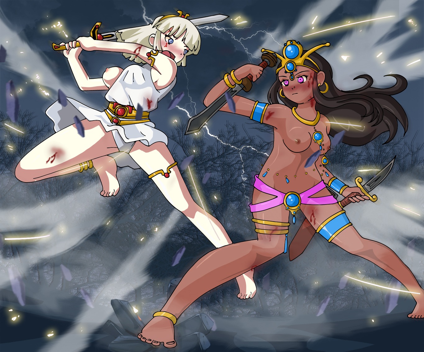 a_princess_of_mars barsoom dejah_thoris female girlfight phaidor rule34 tagme the_gods_of_mars
