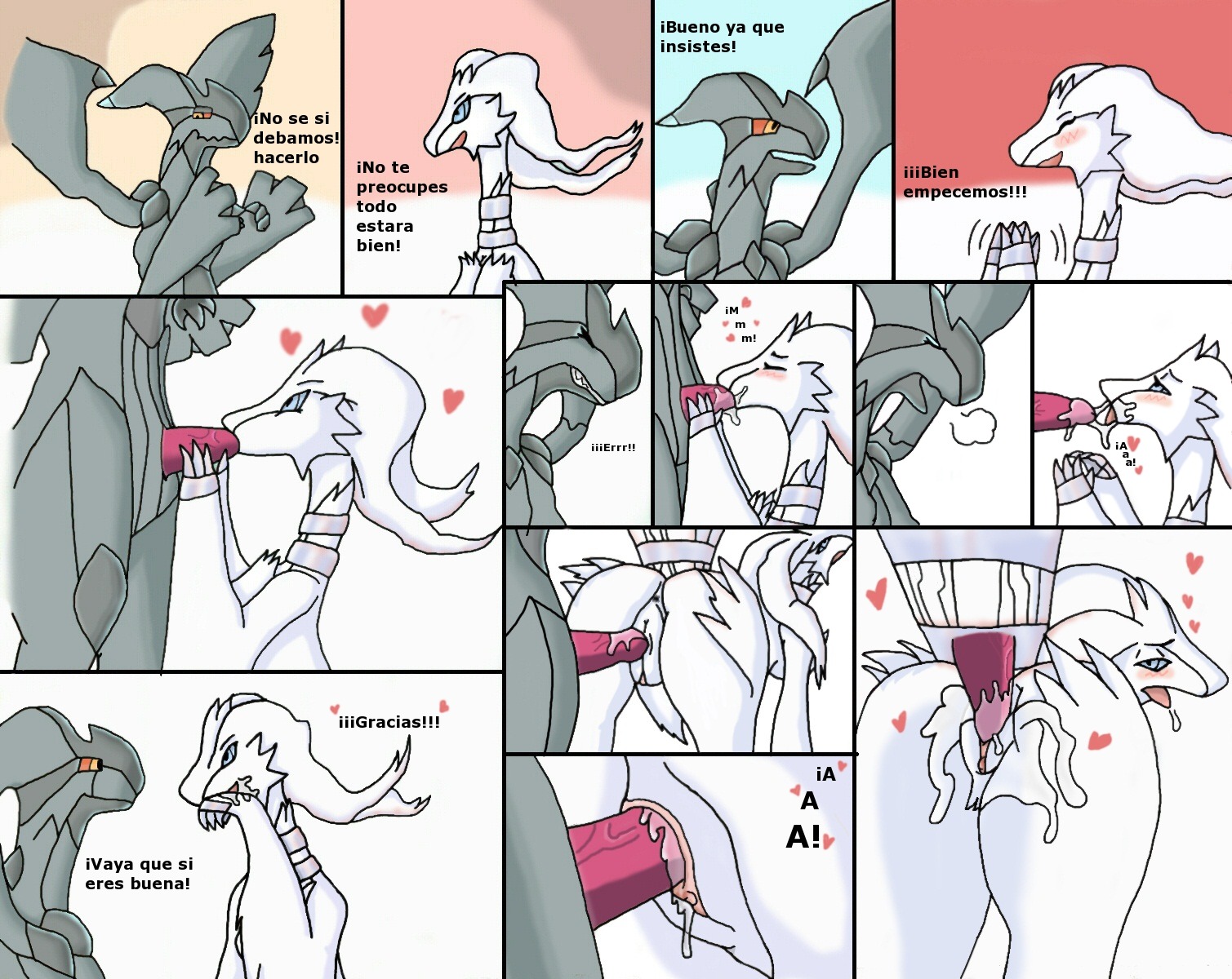 bodily_fluids comic cum cum_in_mouth cum_in_vagina cum_inside duo e621 erection fellatio female female_penetrated generation_5_pokemon genital_fluids genitals hi_res legendary_pokemon male male/female male_penetrating male_penetrating_female nintendo nnecgrau nude oral oral_penetration penetration penile penile_penetration penis penis_in_vagina pokemon pokemon_(species) reshiram sex text vaginal vaginal_penetration zekrom