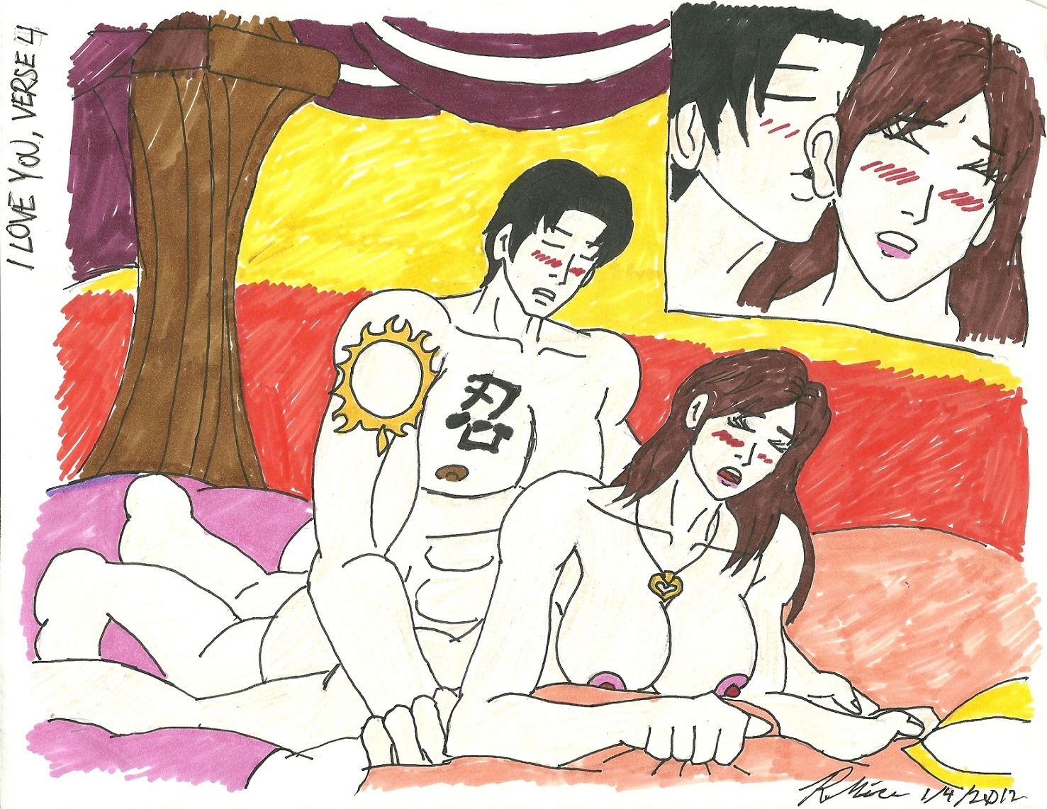art_of_fighting artist_request female king_of_fighters kyo_kusanagi rule34 sex snk straight tagme yuri_sakazaki