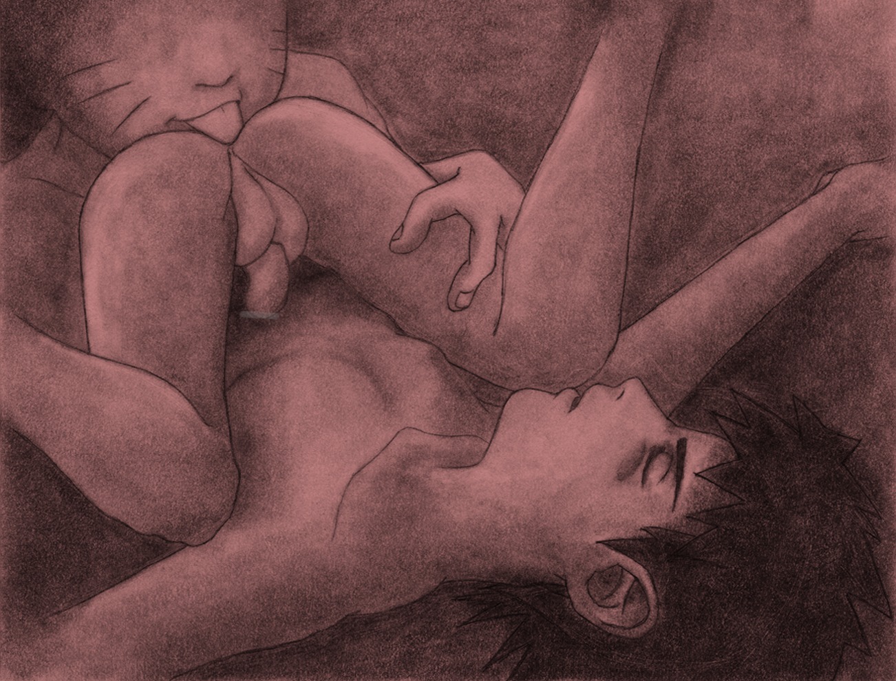 male male_only naruto naruto_(series) rule34 sarutobi_konohamaru uzumaki_naruto