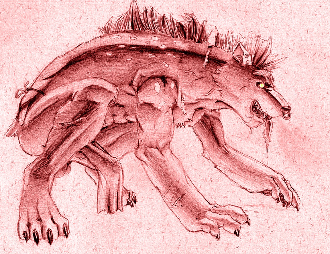 abs all_fours anthro balls biceps bodily_fluids bottomwear bulge chest_tuft claws clothed clothing crouching dripping e621 ear_piercing erection facial_piercing fangs fur genitals gnoll hyena loincloth male mammal markings muscular muscular_anthro muscular_male nose_piercing nose_ring open_mouth pecs penis piercing pose ring_piercing saliva scar septum_piercing sketch solo spots spotted_hyena teeth toe_claws tongue tongue_out topless tuft tush_(artist) underwear vein yellow_eyes