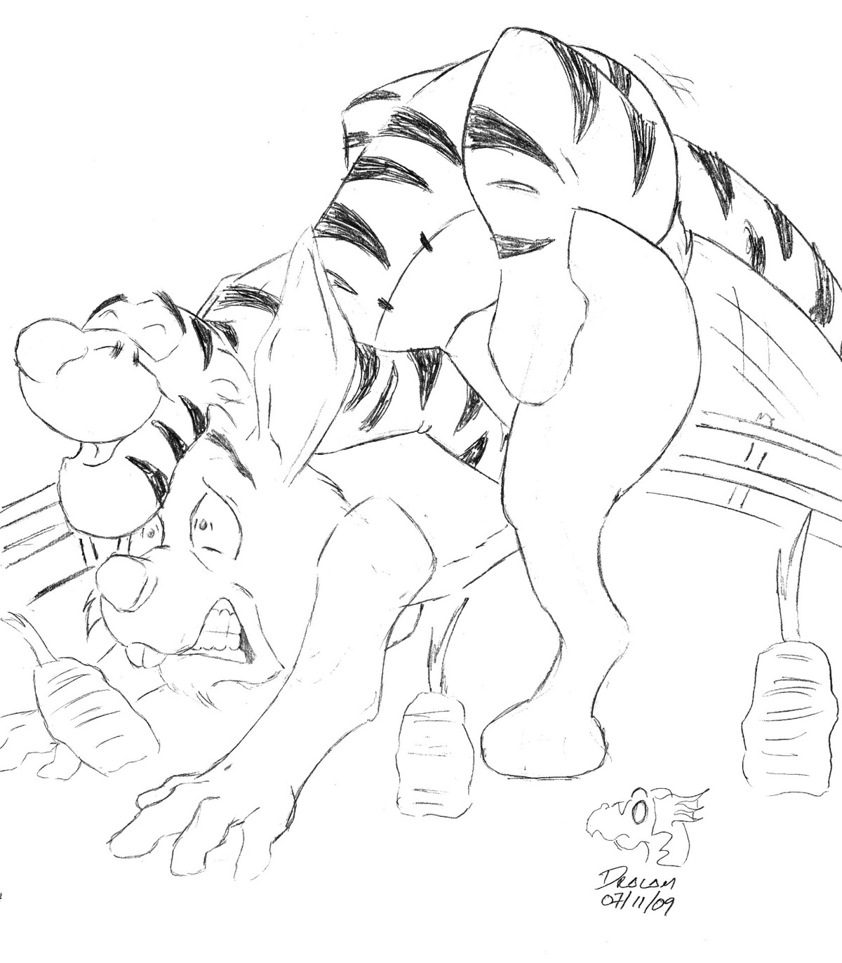 anal anthro disney dralam duo e621 felid hi_res lagomorph leporid male male/male male_penetrated male_penetrating male_penetrating_male mammal monochrome nude pantherine penetration plushie plushophilia rabbit rabbit_(winnie_the_pooh) sex tail tiger tigger winnie_the_pooh_(franchise)