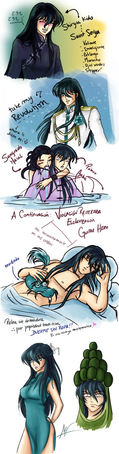 closed_eyes dragon_shiryu english_text hiddenmuse male male_only rule34 saint_seiya sfw