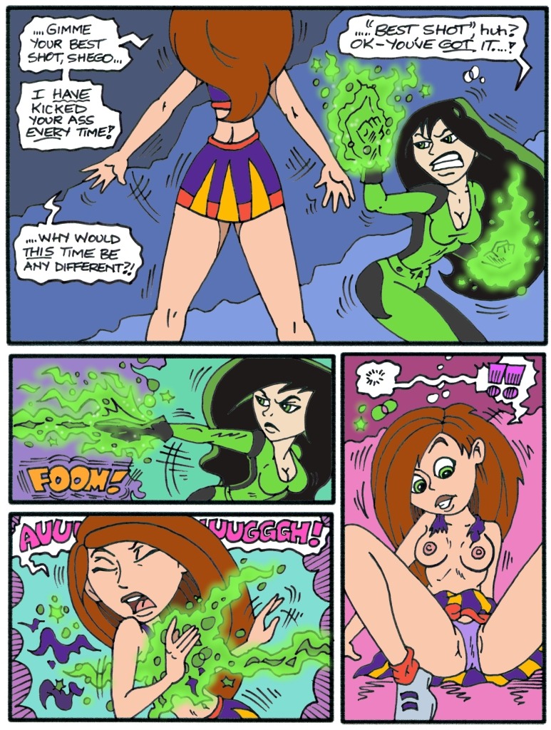 ankle_socks anklehighs comic disney female female_only human karstens kim_possible kimberly_ann_possible multiple_females multiple_girls nipples red_socks rule34 shego socks straight_hair tagme