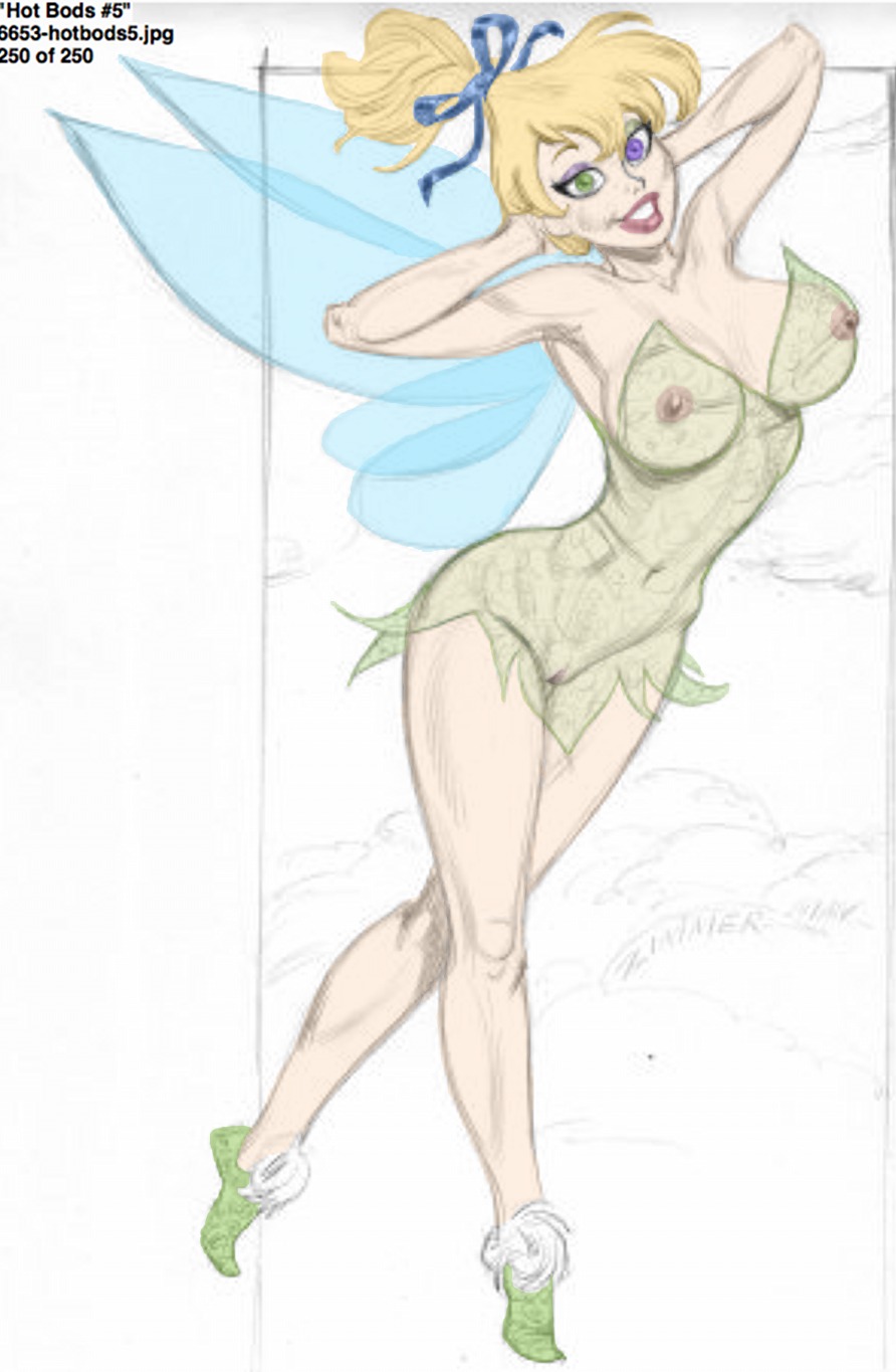 colored disney disney_fairies female julius_zimmerman nipples peter_pan_(disney) rule34 tagme tinker_bell