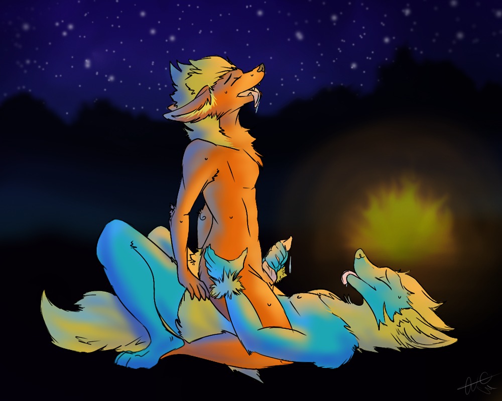 anthro color eeveelution fire flareon fur furry interspecies male male_only manectric multiple_males night nude outdoors pokemon pokemon_(species) rule34 sex side_view tagme yaoi