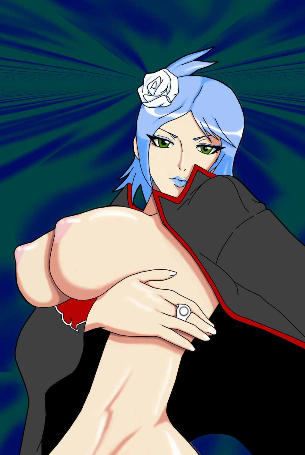 1girls female female_only konan naruto naruto_(series) rule34 solo tagme