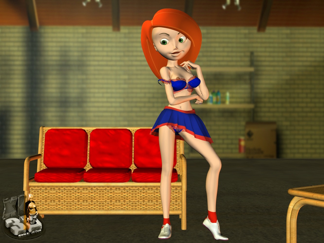 disney female female_only human kim_possible kimberly_ann_possible nipples rule34 solo straight_hair tagme