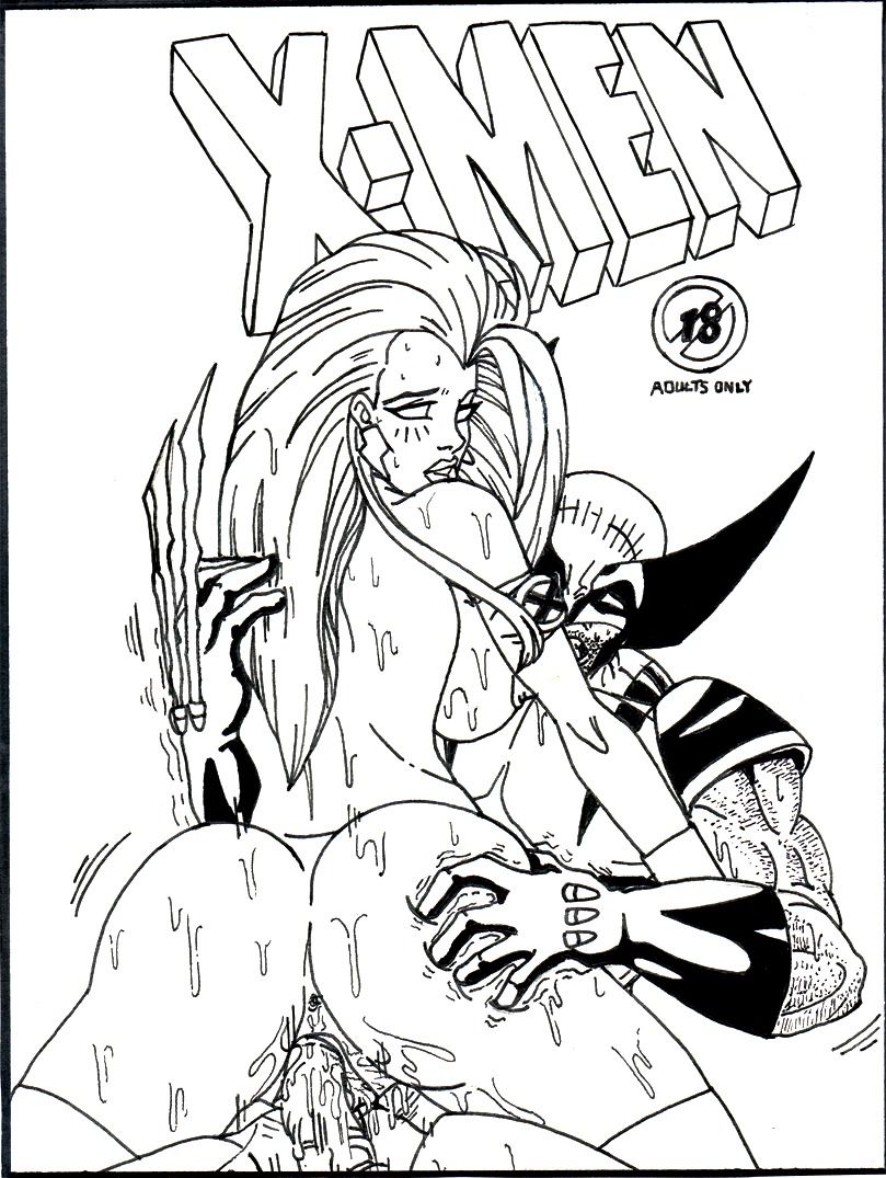 anus ass balls cowgirl_position erect_penis female interracial james_howlett male marvel marvel_comics ororo_munroe penis pussy rule34 sex storm_(x-men) straight straight_hair testicles wicka wolverine_(x-men) x-men