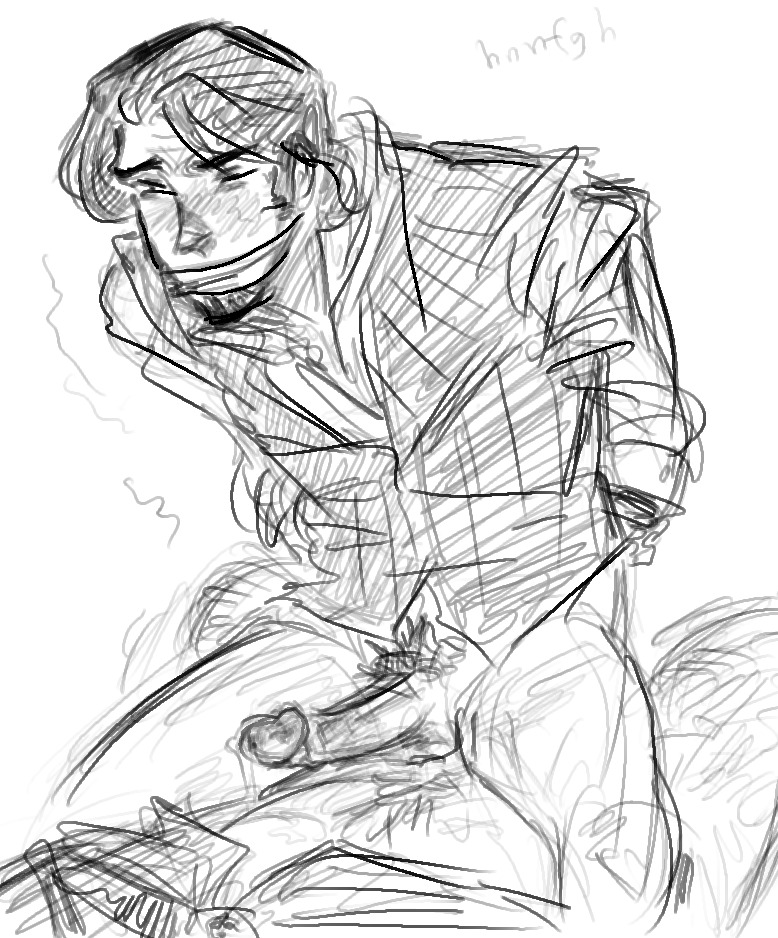 2boys anal arms_behind_back bottomless clothing cowgirl_position cum_while_forced cum_while_penetrated disney erect_while_penetrated eugene_fitzherbert flynn_rider gagged gay male male/male male_only one_eye_closed pencil_(artwork) pencil_sketch penis rule34 sitting_on_penis tangled white_background yaoi