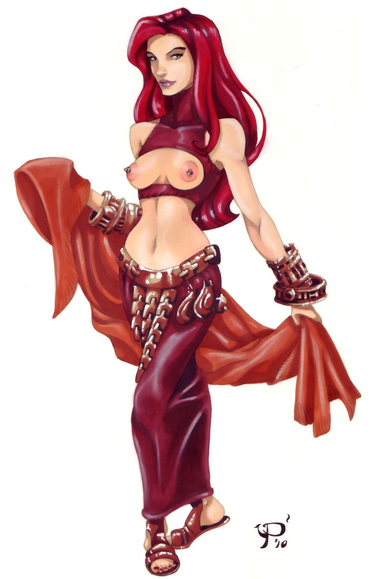 1girls 2010 breasts female female_only jean_grey jean_grey_(x-men_evolution) long_hair marvel mutant_(marvel) nipple_piercing nipples piercing red_hair rule34 solo straight_hair vp x-men x-men_evolution
