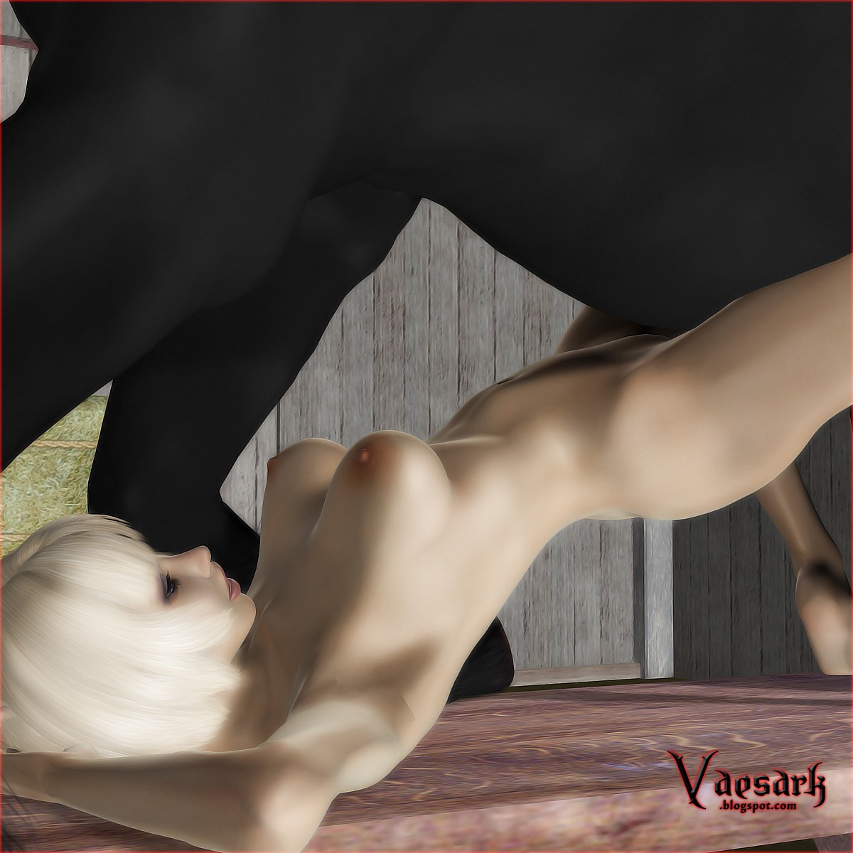 1:1 3d_(artwork) barn bestiality black_body black_fur blonde_hair breasts digital_media_(artwork) duo e621 equid equine female female_focus female_human female_on_feral female_penetrated feral feral_penetrating feral_penetrating_human fur hair hay hi_res horse human human_focus human_on_feral human_penetrated interspecies male male/female male_on_human male_penetrating male_penetrating_female mammal nipples not_furry_focus nude penetration penile penile_penetration penis_in_vagina realistic_feral sex short_hair solo_focus vaesark vaginal vaginal_penetration
