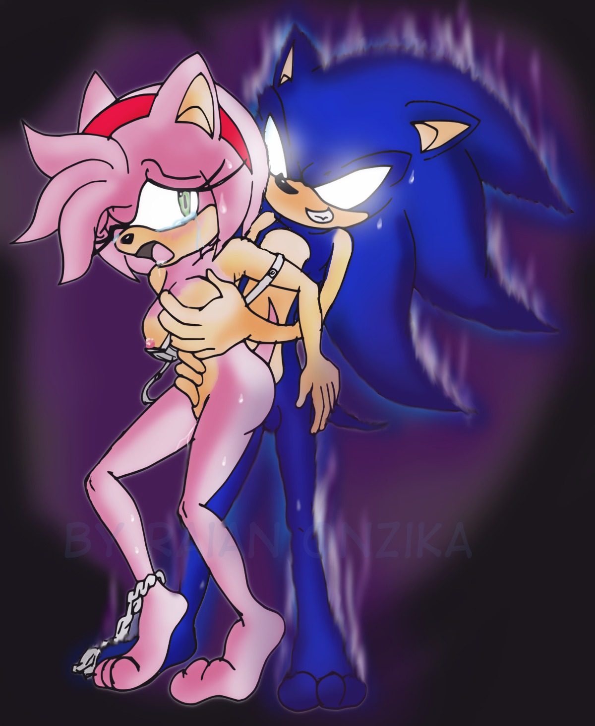 amy_rose anthro bottomless bra breast_fondling breasts color crying dark_sonic female fur green_eyes grope hedgehog male medium_breasts nipples nude panties panties_on_leg pink_hair raianonzika rape rule34 sega sonic_(series) sonic_team sonic_the_hedgehog sonic_the_hedgehog_(series) sonic_x straight tears tms_entertainment underwear undressing