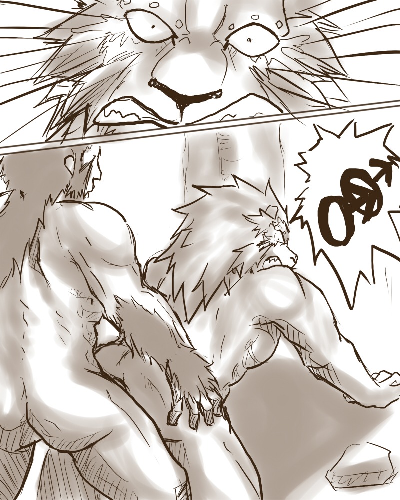 4:5 anal anal_penetration anthro anthro_penetrated biped butt comic darius_(fullmetal_alchemist) duo e621 felid fullmetal_alchemist gender_symbol heinkel_(fullmetal_alchemist) hikuchi human human_on_anthro human_penetrating human_penetrating_anthro interspecies lion male male/male male/male_symbol male_penetrated male_penetrating male_penetrating_male male_symbol mammal monochrome multiple_scenes nude pantherine penetration pictographics sex sexuality_symbol surprised symbol tailless