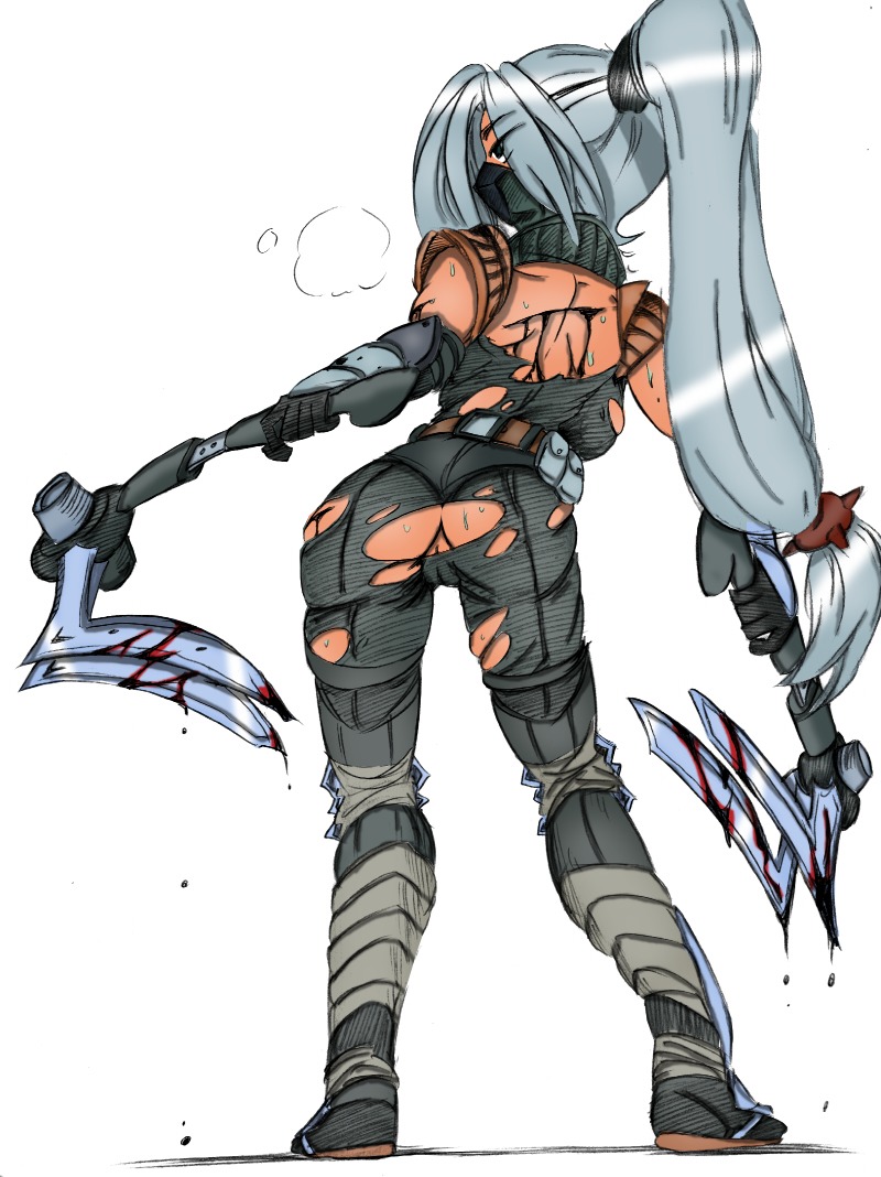 akali_jhomen_tethi female kimmundo league_of_legends legacy_series ripped_clothing rule34 silverfang_akali