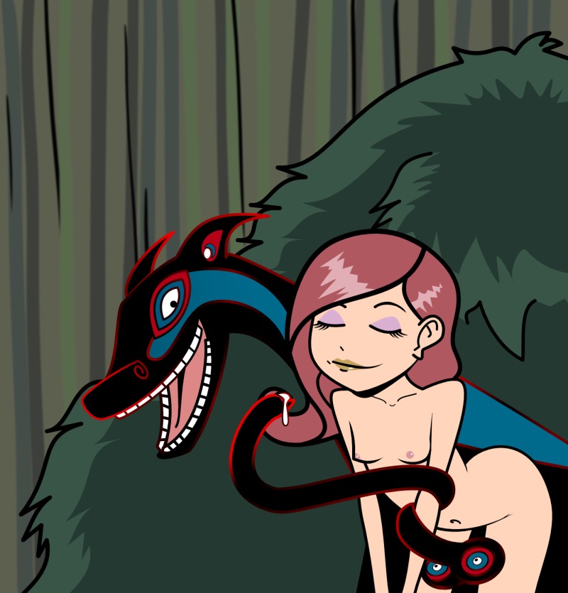 antimony_carver coyote_(gunnerkrigg_court) female gunnerkrigg_court nude professor_fapsanders rule34 webcomic