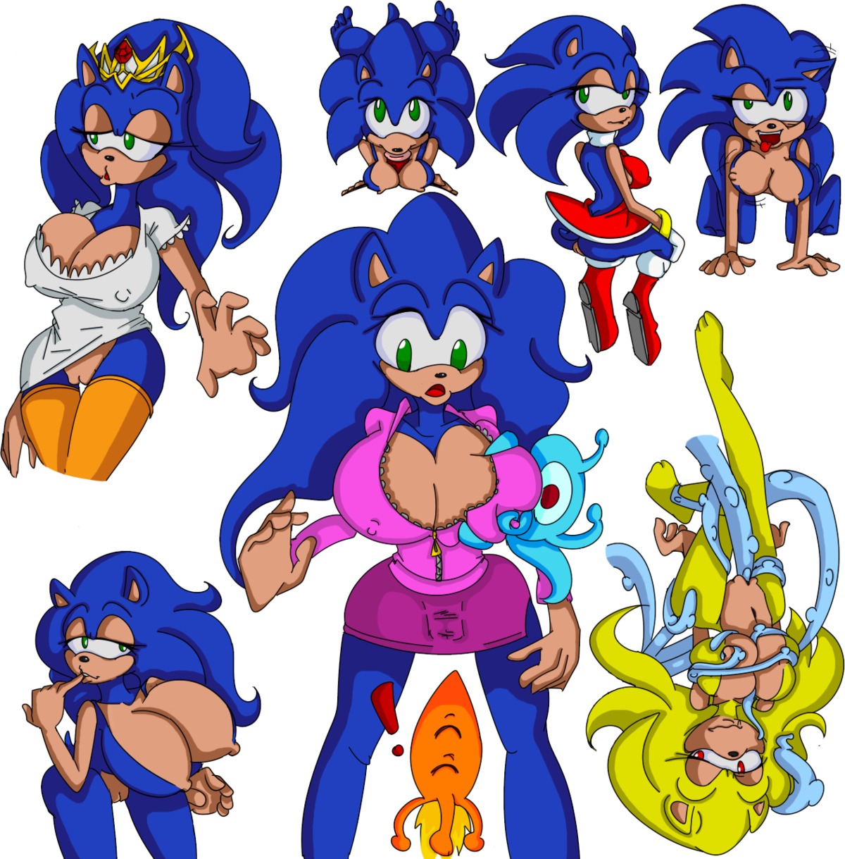 alien amy_rose anthro anthrofied big_breasts blue_body blue_fur blue_hair breast_grab breast_play breasts cleavage clothed clothing cosplay crossgender donut17 dress e621 erect_nipples erection eulipotyphlan fellatio female footwear fur genitals green_eyes hair hand_on_breast hedgehog hi_res male male/female mammal missphase mtf_crossgender navel nipple_outline nipples nude oral oral_penetration orange_wisp penetration penile penis sega sex shoes solo sonic_the_hedgehog sonic_the_hedgehog_(series) super_form super_sonic tentacles titfuck vaginal vaginal_penetration vulva white_wisp wisp_(sonic)