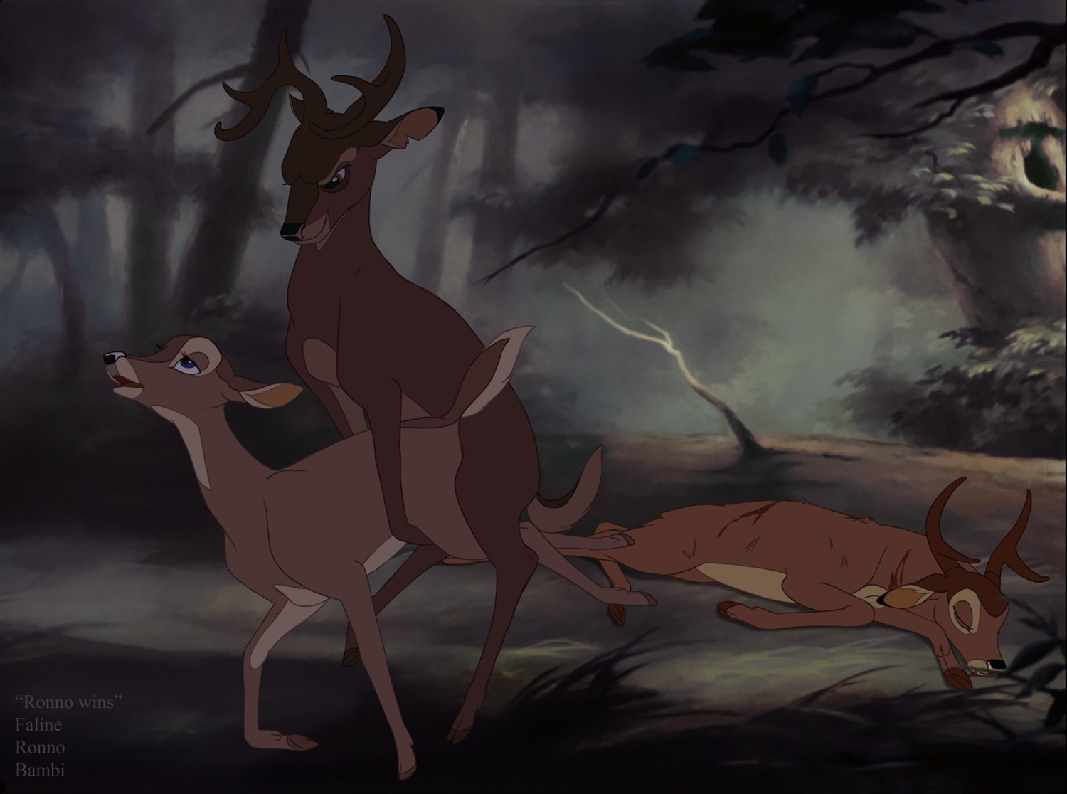 alternate_ending ambiguous_penetration antlers bad_end bambi bambi_(film) black_nose blood bodily_fluids brown_body brown_fur corpse cuckold death deer defeated_hero detailed_background disney dominant dominant_male e621 eye_roll faline_(bambi) fallen_hero female female_penetrated feral feral_on_feral feral_penetrated feral_penetrating feral_penetrating_feral forest from_behind_position fur good_guy_loses group hi_res hooves horn intraspecies looking_pleasured lying male male/female male_penetrating male_penetrating_female mammal mounting mule_deer multicolored_body multicolored_fur new_world_deer nude on_model penetration plant quadruped ronno sex smile tail the_giant_hamster toony tree two_tone_body two_tone_fur