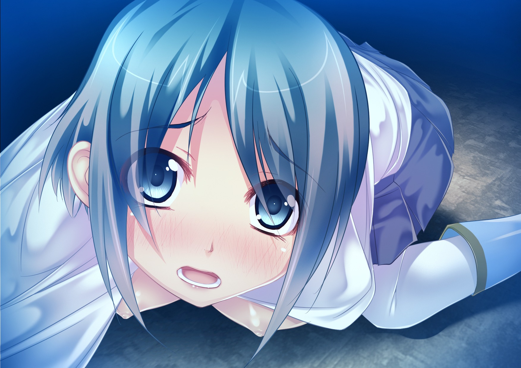 1girls female female_only mahou_shoujo_madoka_magica miki_sayaka rule34 solo tagme