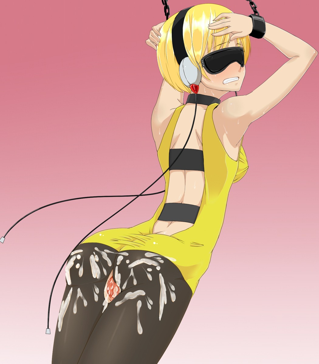 after_sex blush clothes color cum elesa_(pokemon) female female_only human pantyhose pokemon pussy rule34 solo tagme vulva