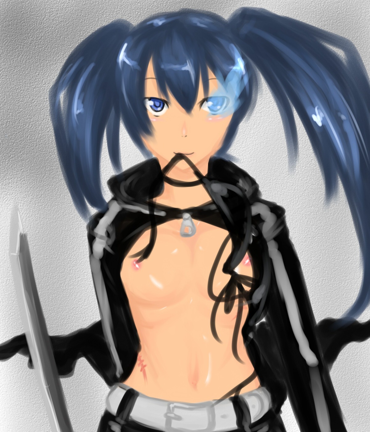 black_rock_shooter black_rock_shooter_(character) female rule34 tagme