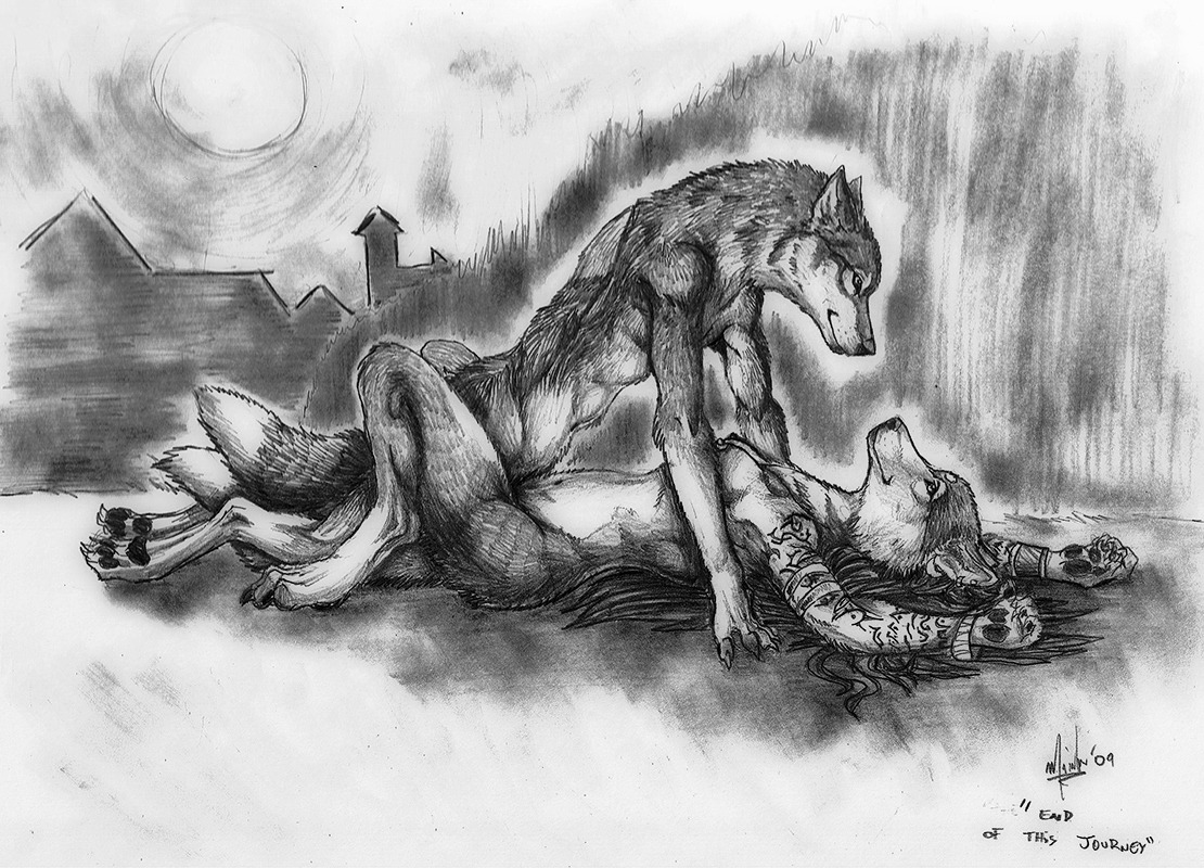 anthro anthro_on_anthro breasts canid canine canis darksilver detailed_background duo e621 eye_contact female female_penetrated from_front_position greyscale happy happy_sex intimate knotting looking_at_another lying male male/female male_penetrating male_penetrating_female mammal missionary_position monochrome moon mythological_canine mythological_creature mythology nipples nude on_back outside penetration penile penile_penetration penis_in_vagina romantic romantic_ambiance romantic_couple sex small_breasts tail tasteful tattoo vaginal vaginal_knotting vaginal_penetration werecanid werecanine werecreature werewolf wolf