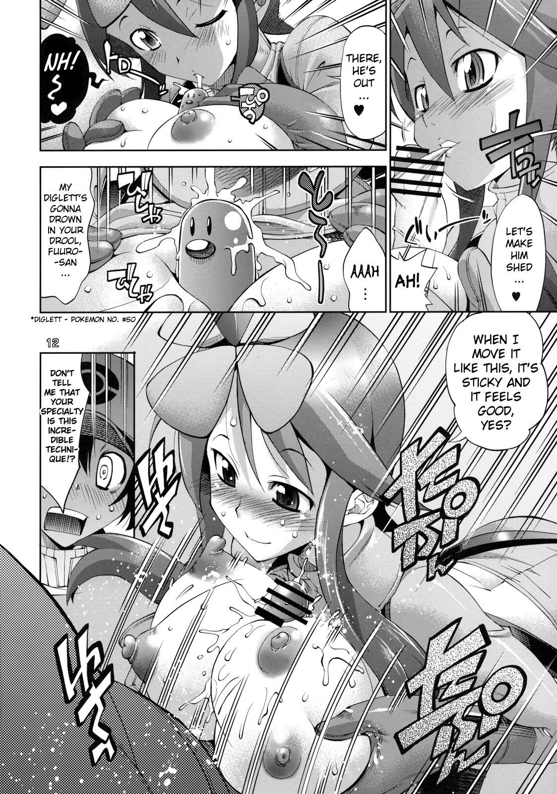 breasts censored comic female hilbert_(pokemon) human male paizuri pokemon pokemon_bw rule34 skyla_(pokemon) straight