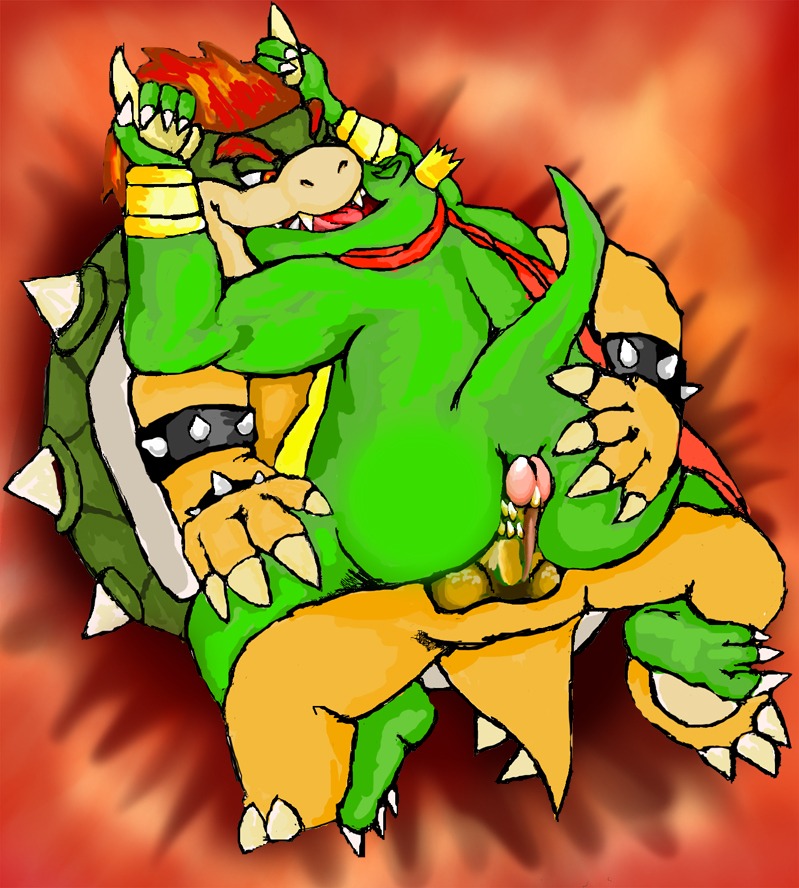 anthro ass assjob bowser buttjob cape color crocodile donkey_kong_(series) green_shell horn_grab horns interspecies jiggawhat k_rool koopa kremling male male_only mario_(series) multiple_males nintendo nude reptile rule34 scalie shell spiky_shell straight_hair tail yaoi