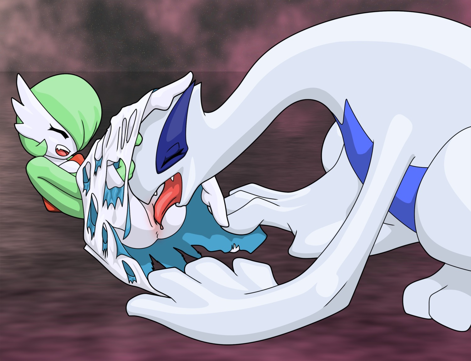 1girls female female_gardevoir female_pokemon gardevoir legendary_pokemon lugia nintendo pokemon pokemon_(species) pokemon_rse rule34 tagme