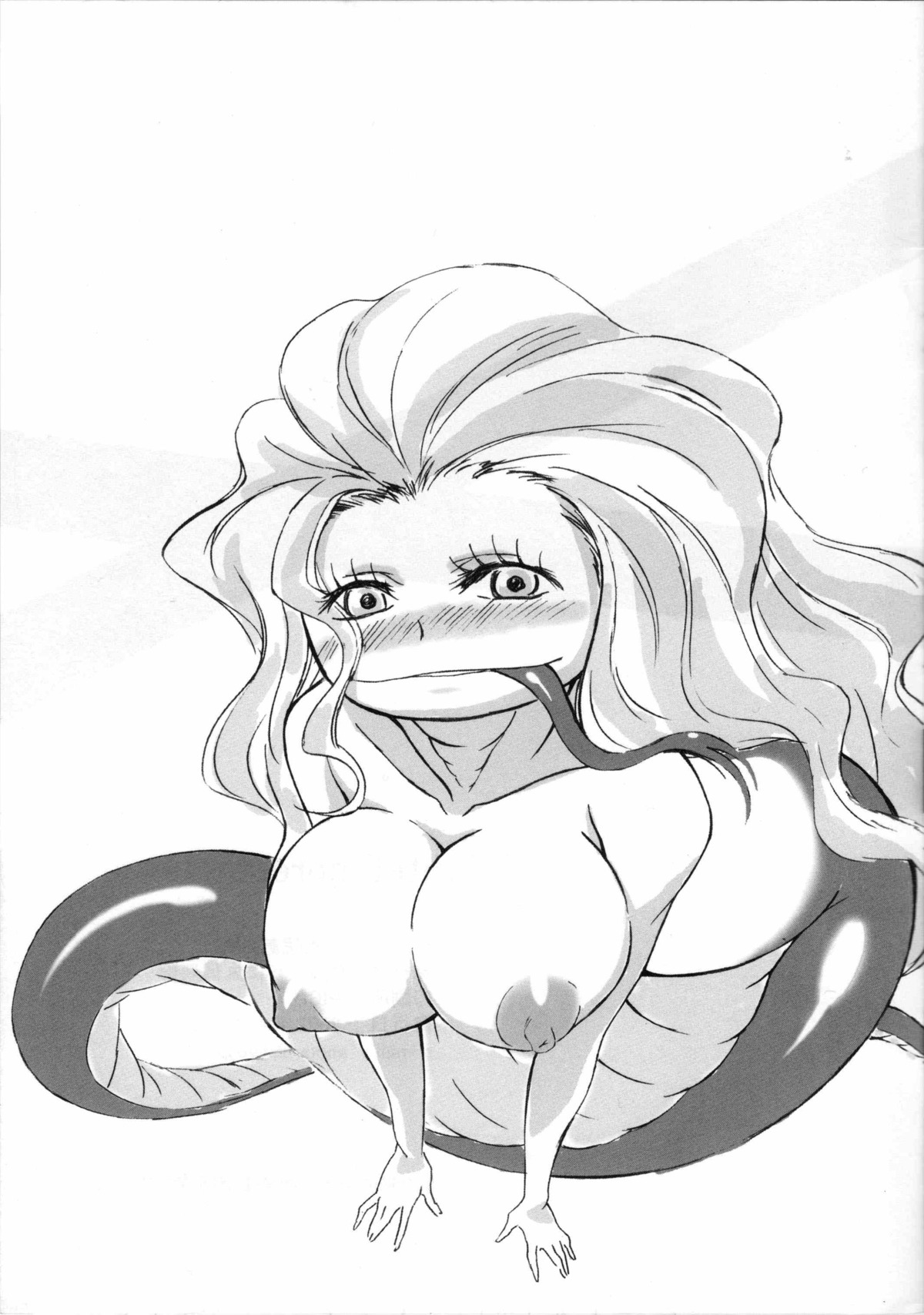 akuma_no_mi artist_request boa_sandersonia female female_only hebi_hebi_no_mi hebi_hebi_no_mi_model:_anaconda lamia monster_girl naga one_piece rule34 snake_girl snake_tongue straight_hair tagme