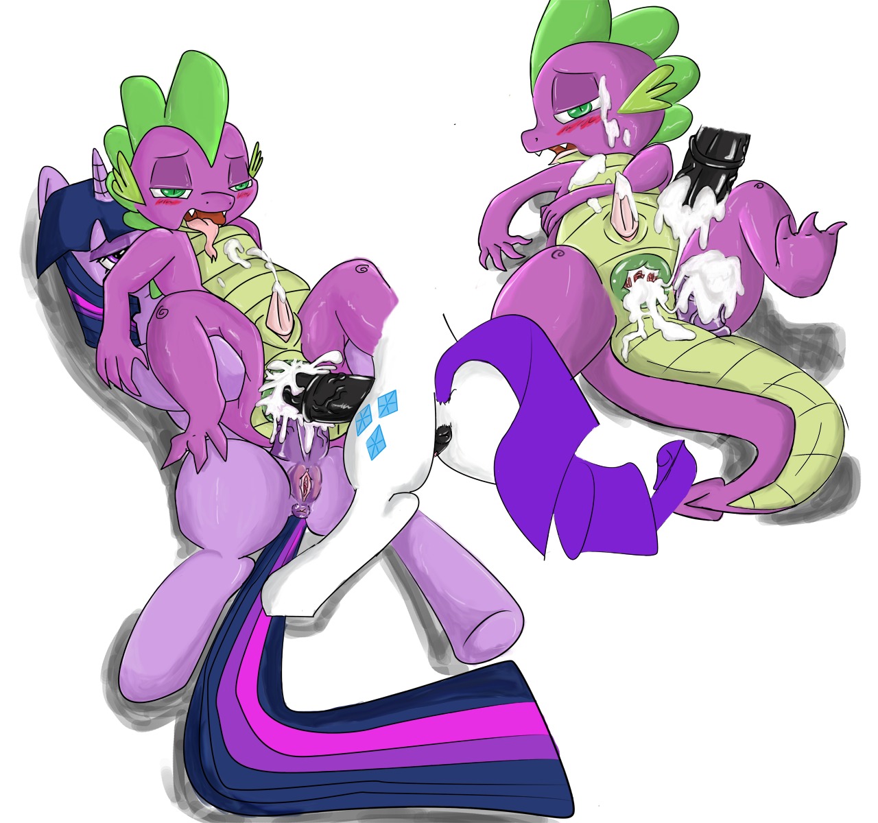 dragon equine feral friendship_is_magic futa_on_male futanari hasbro horse intersex male mammal my_little_pony pony rarity_(mlp) rule34 saurian_(artist) scalie smooth_skin spike_(mlp) twilight_sparkle_(mlp) unicorn