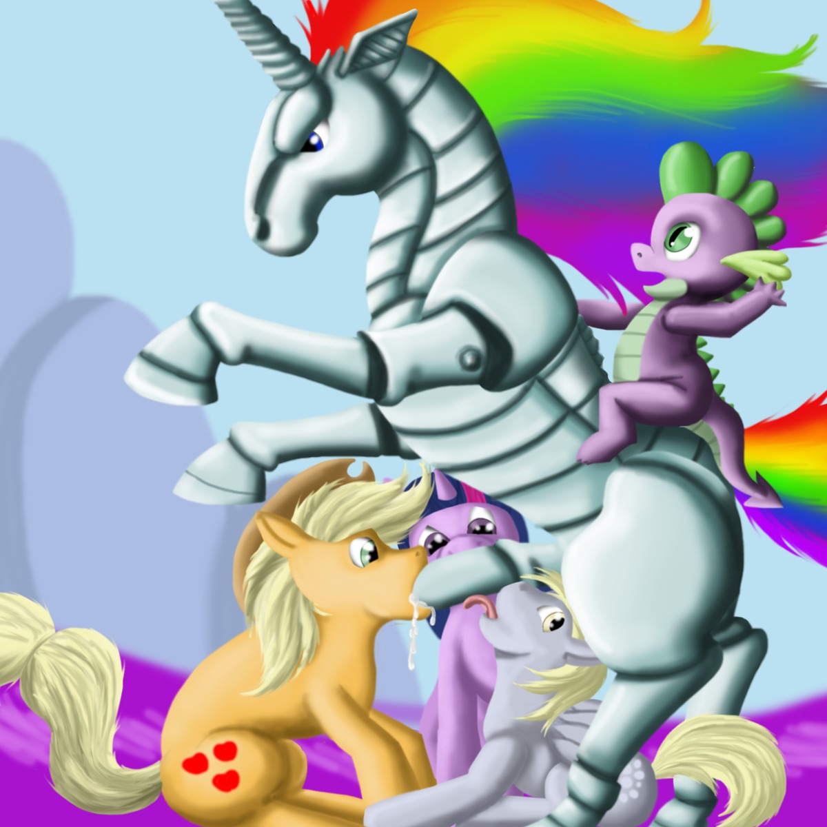 applejack_(mlp) cobra_mcjingleballs crossover cub derpy_hooves dragon earth_pony equine fellatio female feral friendship_is_magic fur horse male my_little_pony oral pegasus pony robot_unicorn_attack rule34 scalie smooth_skin spike_(mlp) straight twilight_sparkle_(mlp) unicorn young
