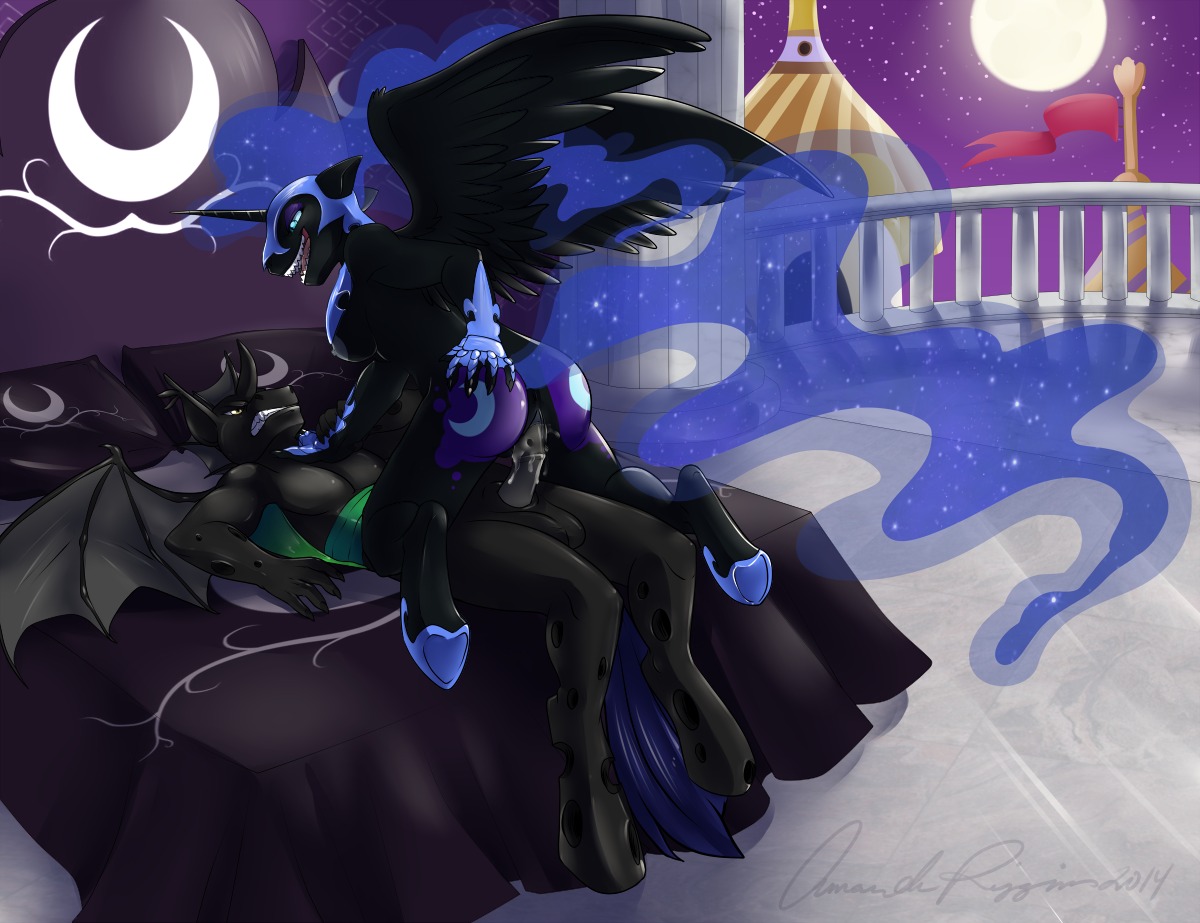 2014 anthro anthro_on_anthro anthrofied anus areola arthropod balls big_breasts blizzieart breasts butt changeling_(mlp) cutie_mark digital_media_(artwork) duo e621 equid equine erect_nipples erection eye_contact feathered_wings feathers female female_penetrated female_rape forced friendship_is_magic genitals grin half-closed_eyes hasbro horn looking_at_another male male/female male_penetrating male_penetrating_female mammal my_little_pony mythological_creature mythological_equine mythology narrowed_eyes nightmare_moon_(mlp) nipples nude penetration penile penile_penetration penis penis_in_vagina rape sex signature smile vaginal vaginal_penetration vulva winged_unicorn wings