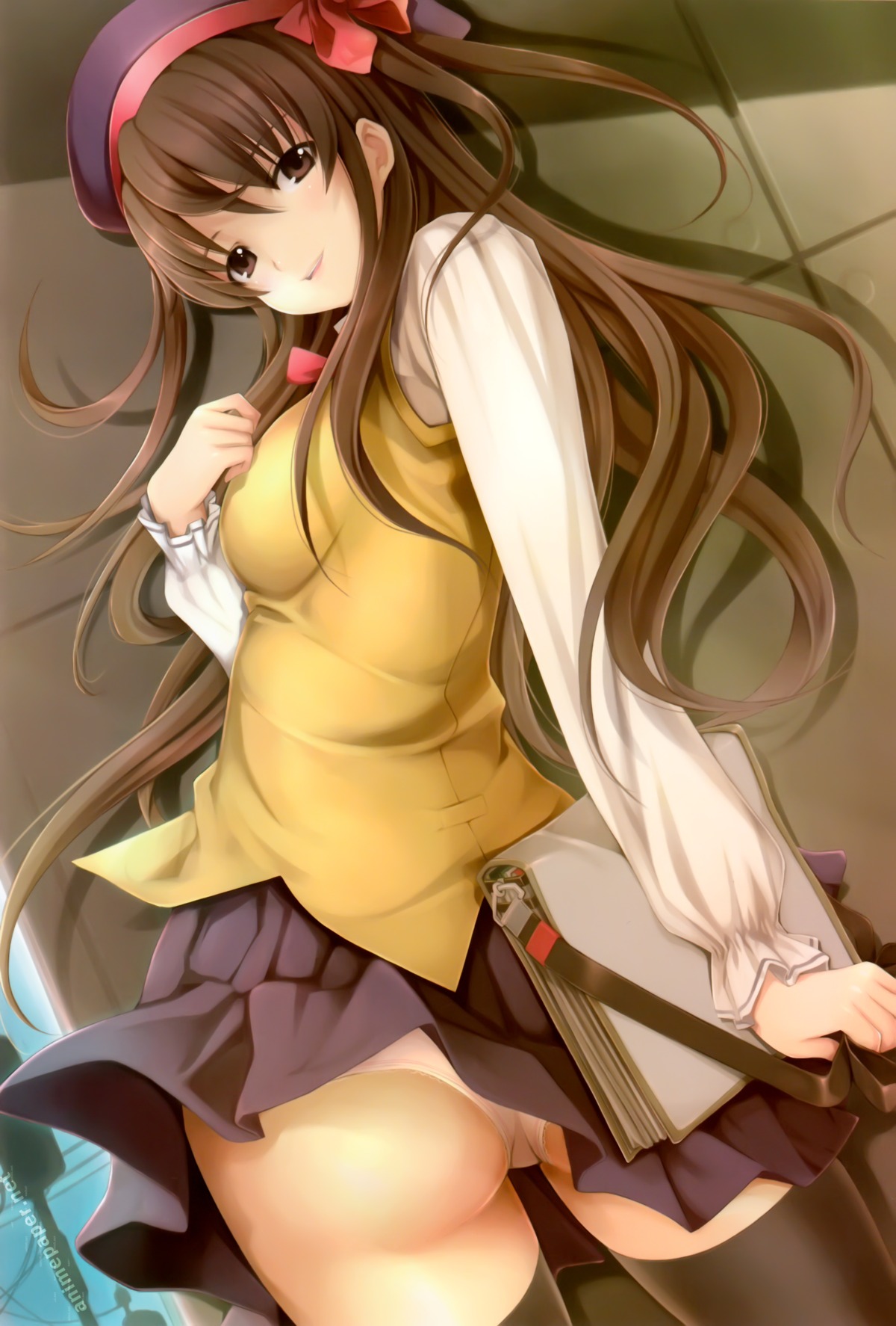female mikazuki_akira panties rule34 tagme watermark