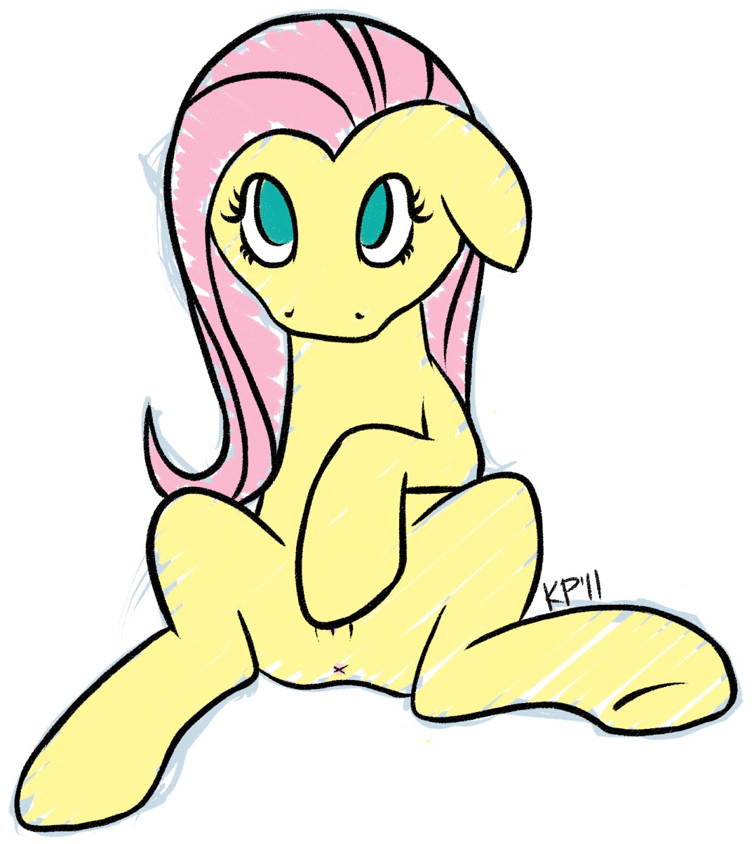 1girls 2011 anus blue_eyes equine female female_only feral fluttershy_(mlp) friendship_is_magic horse looking_at_viewer masturbation my_little_pony pegasus pony pussy rule34 shy smooth_skin snips_(artist) solo spread_legs spreading