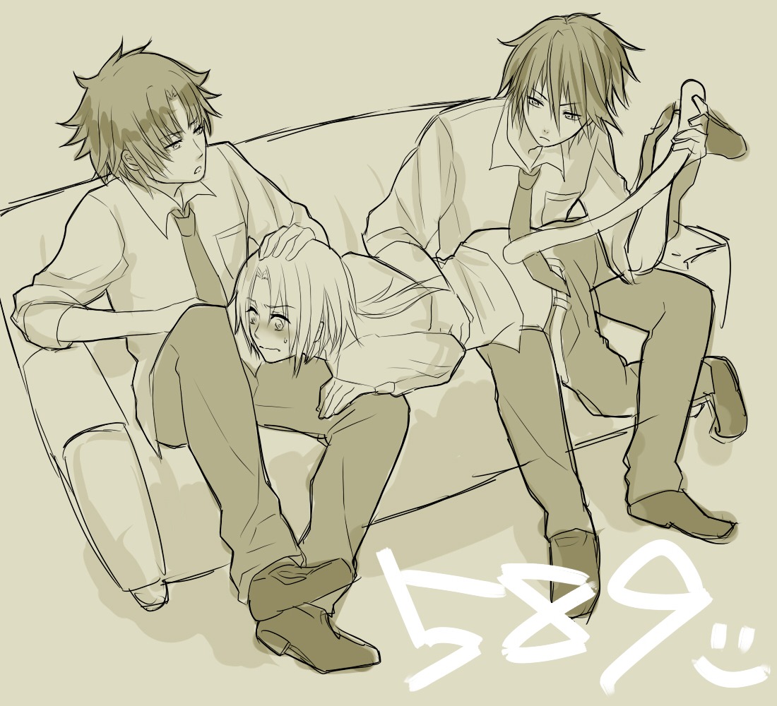 3boys arched_back blush boy_rape butz_klauser dissidia_final_fantasy femboy final_fantasy final_fantasy_ix final_fantasy_v final_fantasy_viii forced_yaoi gay girly head_grab human imminent_rape male male_only male_rape_victim monochrome multiple_males necktie rape rule34 squall_leonhart straight_hair sweatdrop tail threesome tie two_on_one undressing yaoi zidane_tribal