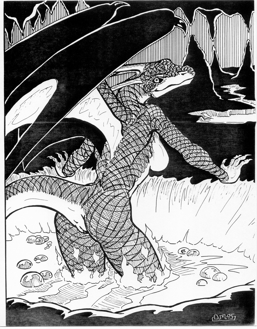 1995 anthro anus breasts bubble cave dragon e621 feet female fire firedrake genitals greyscale horn lava lava_pool looking_back membrane_(anatomy) membranous_wings monochrome mythological_creature mythological_scalie mythology non-mammal_breasts oscar_marcus raised_tail scalie solo spread_wings tail tail_anus talons toes vulva wings