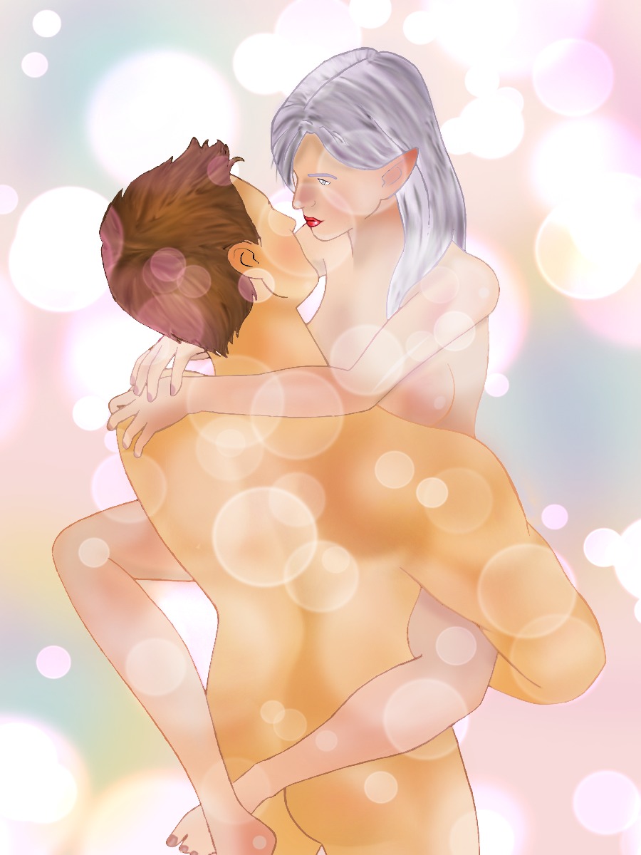 1girls 2d alistair_theirin breasts color dalish_elf dragon_age dragon_age_origins elf elf_ears female grey_warden lyna_mahariel male male_human/female_elf rule34