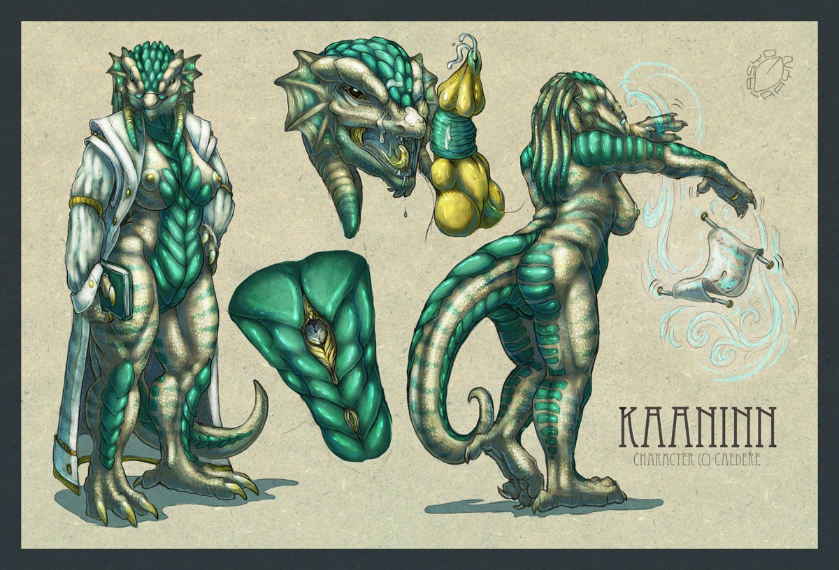 acidapluvia anthro anus bodily_fluids book breasts claws clothed clothing cum cum_on_face disembodied_penis dragonborn_(dnd) dungeons_and_dragons duo e621 english_text erection female genital_fluids genitals green_body green_scales hasbro kaaninn magic_user male model_sheet multi_genitalia multi_vulva nipples non-mammal_breasts non-mammal_nipples nude oral partially_clothed penis reptile robe scales scalie scroll slightly_chubby solo_focus tail text third-party_edit toe_claws vulva wizards_of_the_coast yellow_nipples yellow_penis yellow_vulva