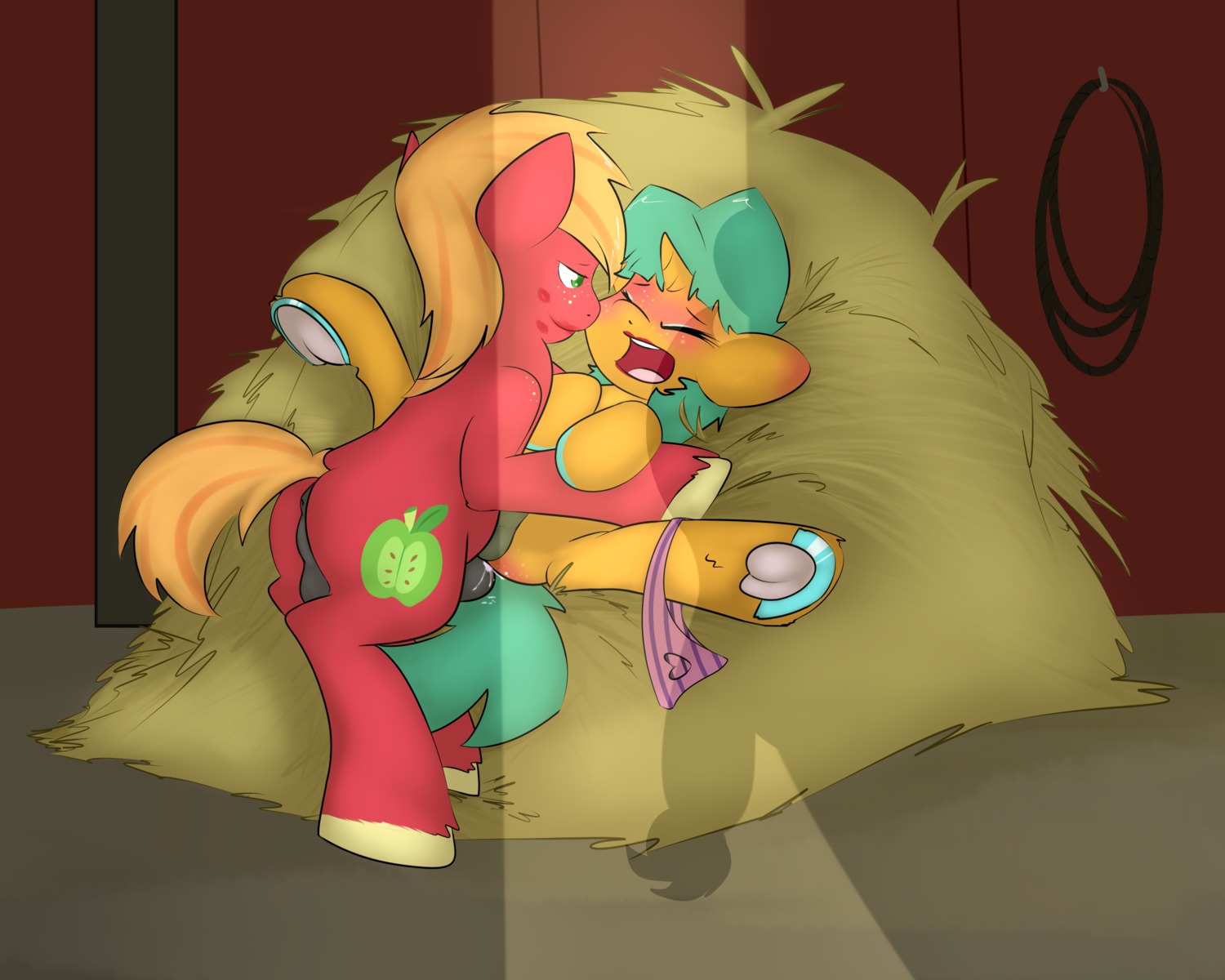 2013 5:4 adult_on_young age_difference anal anal_penetration applejack_(mlp) balls being_watched biceps big_macintosh_(mlp) blush bodily_fluids brown_body brown_fur caught_in_the_act clothed clothing clothing_around_one_leg cum cum_in_ass cum_inside cutie_mark dominant duo e621 earth_pony equid equine erection eyes_closed femboy feral feral_on_feral feral_penetrated feral_penetrating feral_penetrating_feral freckles friendship_is_magic from_front_position fur genital_fluids genitals green_eyes green_hair hair hasbro hay hi_res horn horse inside kiss_mark kryptchild larger_dom lipstick lipstick_on_face looking_at_another looking_pleasured lying makeup male male/male male_penetrated male_penetrating male_penetrating_male mammal muscular my_little_pony mythological_creature mythological_equine mythology older_feral older_male on_back open_mouth panties panties_around_one_leg panties_down partially_clothed peeping penetration penile penile_penetration penis penis_in_ass pony red_body red_fur rope sex silhouette size_difference smaller_penetrated snails_(mlp) spread_legs spreading underwear underwear_around_one_leg underwear_down unicorn walk-in young young_feral younger_feral younger_male younger_penetrated