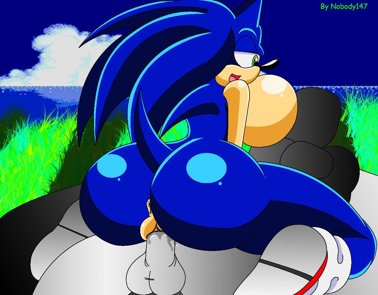 anthro ass color day exposed_torso female female_sonic_the_hedgehog footwear fur furry handwear hedgehog humanoid male nobody147 outdoors penis pussy rule34 rule_63 sex sonic_(series) sonic_1 sonic_the_hedgehog sonic_the_hedgehog_(series) tagme vaginal vaginal_penetration vulva