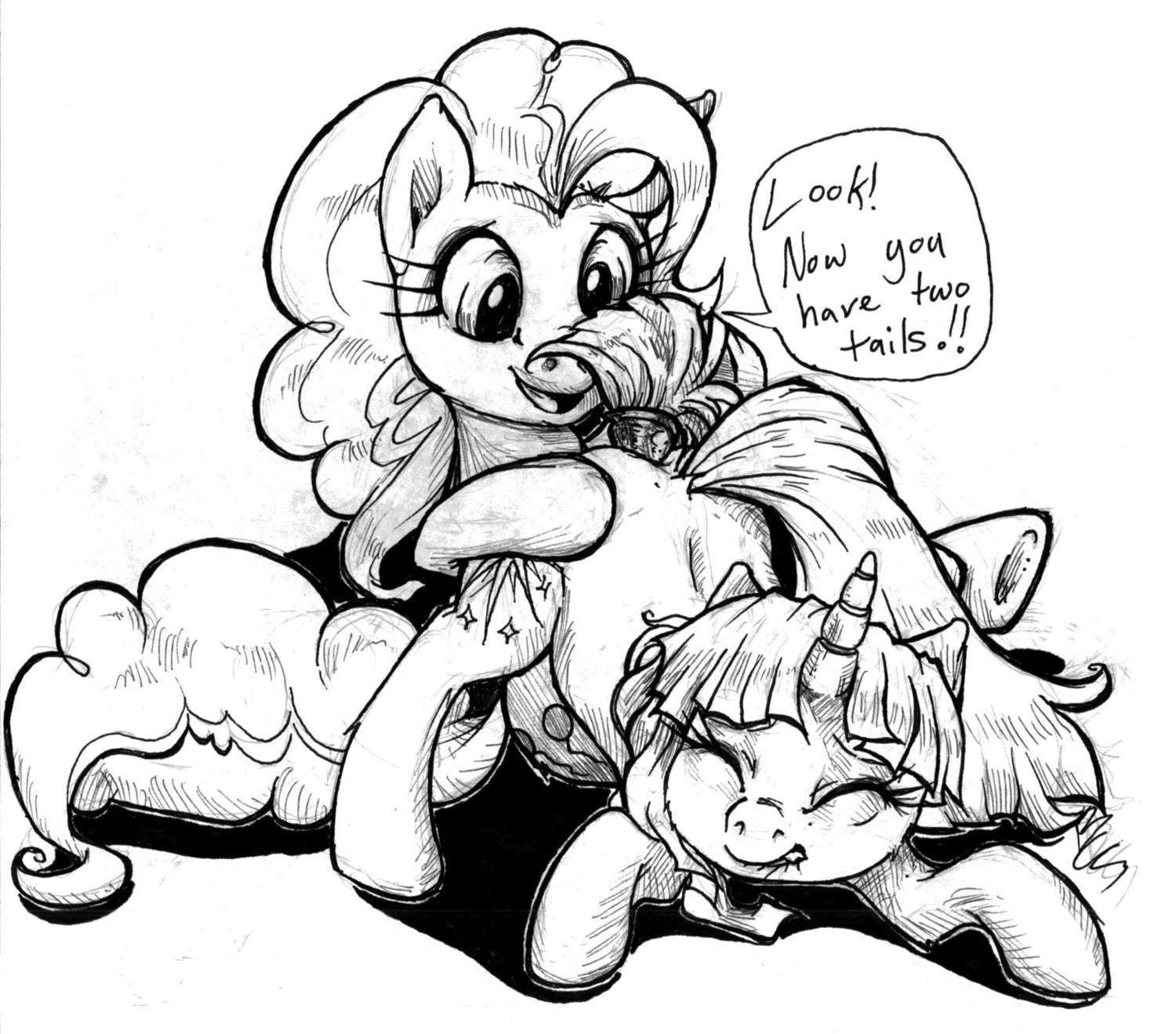 bcs earth_pony equine female feral friendship_is_magic horse my_little_pony pinkie_pie_(mlp) pony rule34 smooth_skin twilight_sparkle_(mlp) unicorn