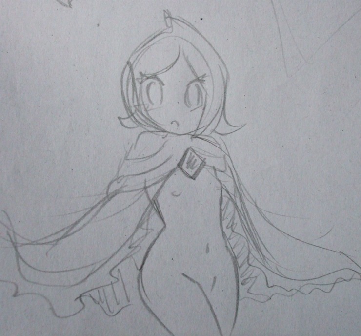 1girls female female_only fi monochrome rule34 sketch skyward_sword solo tagme the_legend_of_zelda