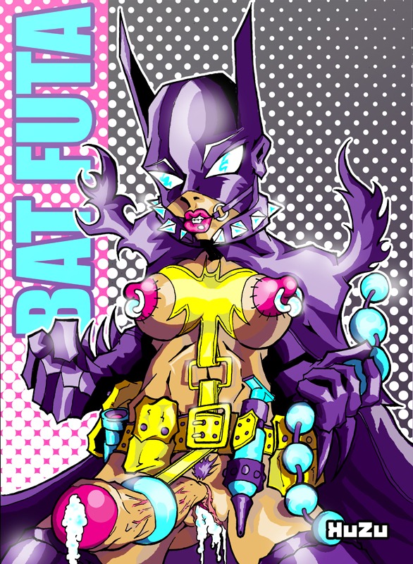 1futa batgirl batman_(series) dc dc_comics futa_only futanari human intersex kuzu nipples rule34 solo tagme