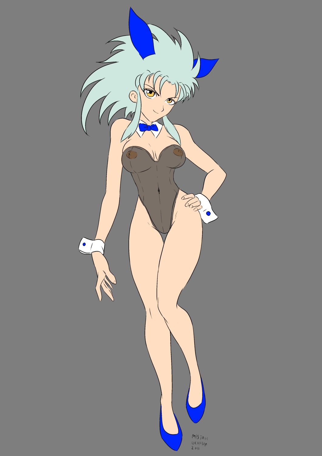 1girls 2011 animal_ears breasts bunny_ears bunny_outfit bunnysuit female female_only high_heels humanoid long_hair mistah_uchiha rule34 ryoko_hakubi tagme tenchi_muyo!