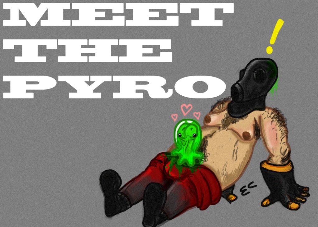 1boy hairy_armpits male male_only pyro_(team_fortress_2) rule34 solo team_fortress_2