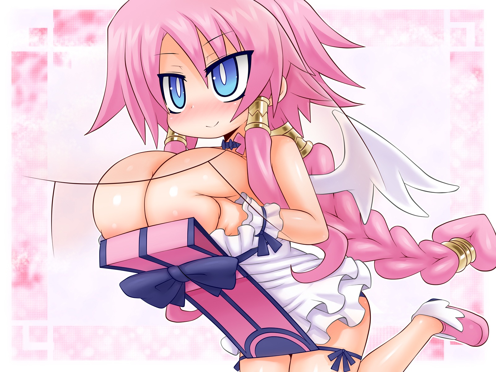 areola areola_slip areolae areolae_slip artina bimbo breasts disgaea disgaea_4 female huge_breasts kakuretenai large_breasts nippon_ichi_software paizuri rule34 tagme